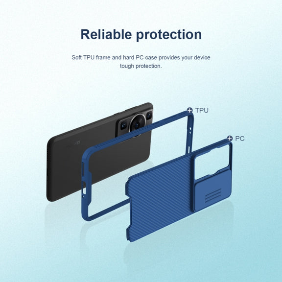 For Huawei P60 Pro / P60 NILLKIN CamShield Pro PC Phone Case(Black)