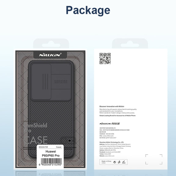 For Huawei P60 Pro / P60 NILLKIN CamShield Pro PC Phone Case(Black)