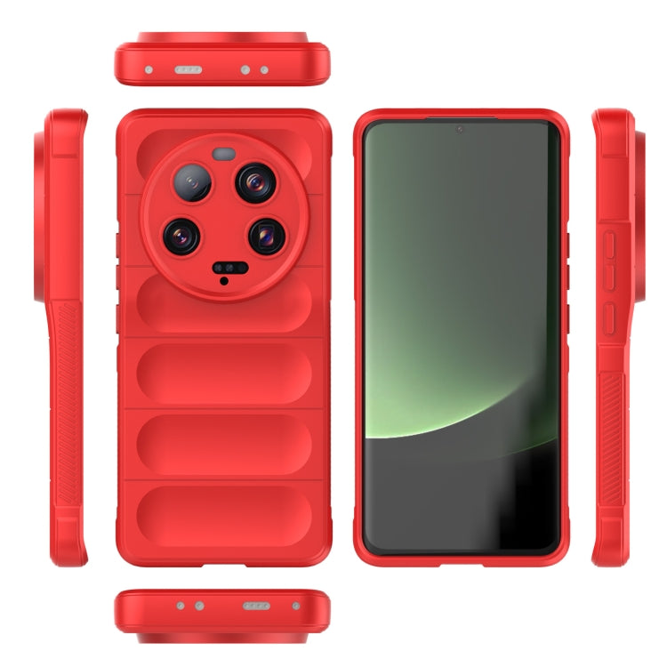 For Xiaomi 13 Ultra Magic Shield TPU + Flannel Phone Case(Black)