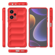 For Xiaomi Redmi Note 12 Turbo Magic Shield TPU + Flannel Phone Case(Black)
