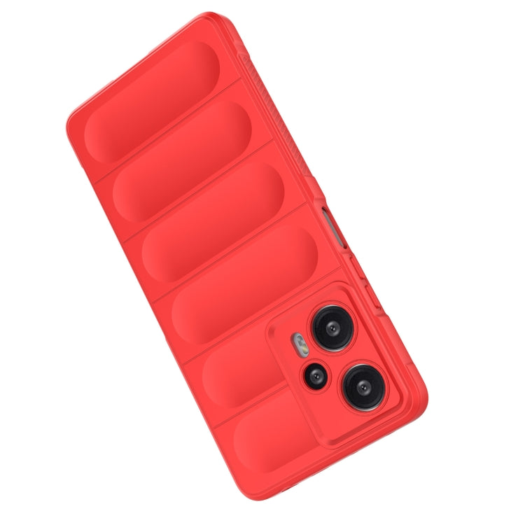 For Xiaomi Redmi Note 12 Turbo Magic Shield TPU + Flannel Phone Case(Red)