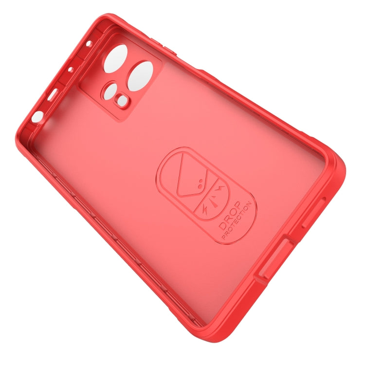 For Xiaomi Redmi Note 12 Turbo Magic Shield TPU + Flannel Phone Case(Red)