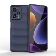 For Xiaomi Redmi Note 12 Turbo Magic Shield TPU + Flannel Phone Case(Dark Blue)