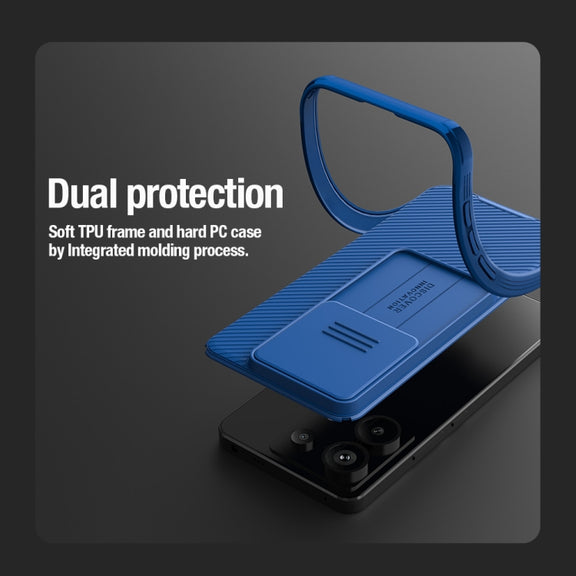 For Xiaomi Redmi Note 13 Pro 5G NILLKIN CamShield Pro PC Phone Case(Blue)