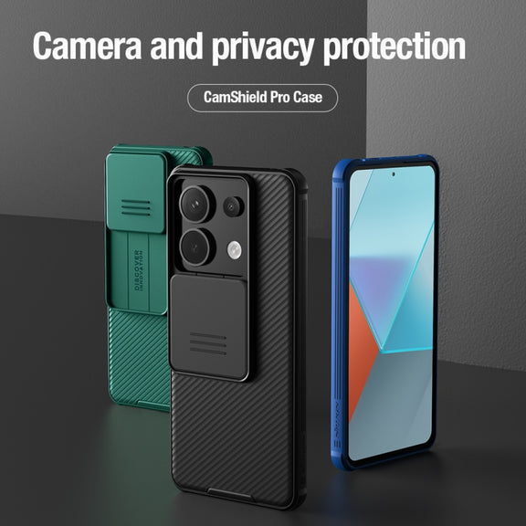 For Xiaomi Redmi Note 13 Pro 5G NILLKIN CamShield Pro PC Phone Case(Black)