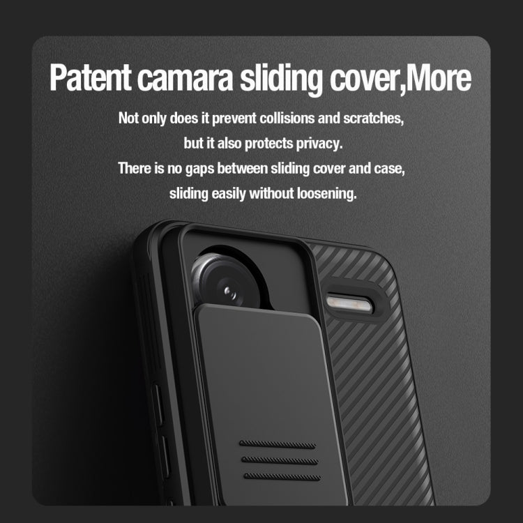 For Xiaomi Redmi Note 13 Pro+ 5G NILLKIN CamShield Pro PC Phone Case(Black)