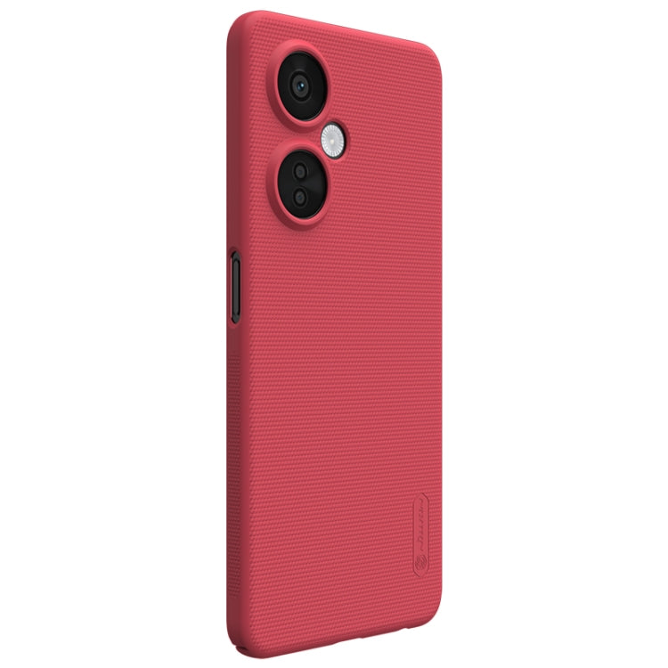 For OnePlus Nord CE 3 Lite NILLKIN Frosted PC Phone Case(Red)