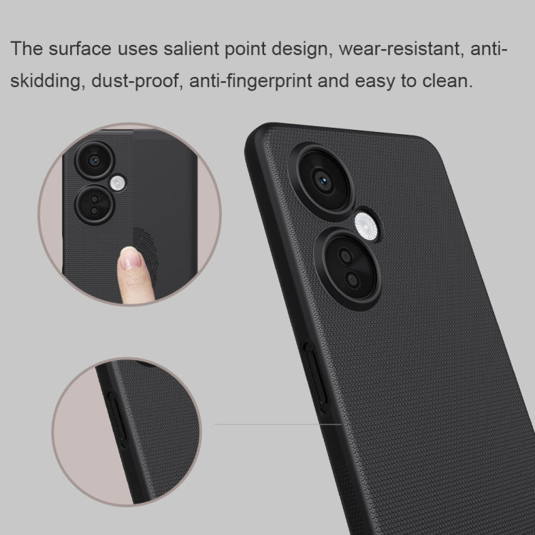 For OnePlus Nord CE 3 Lite NILLKIN Frosted PC Phone Case(Red)