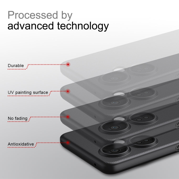 For OnePlus Nord CE 3 Lite NILLKIN Frosted PC Phone Case(Red)