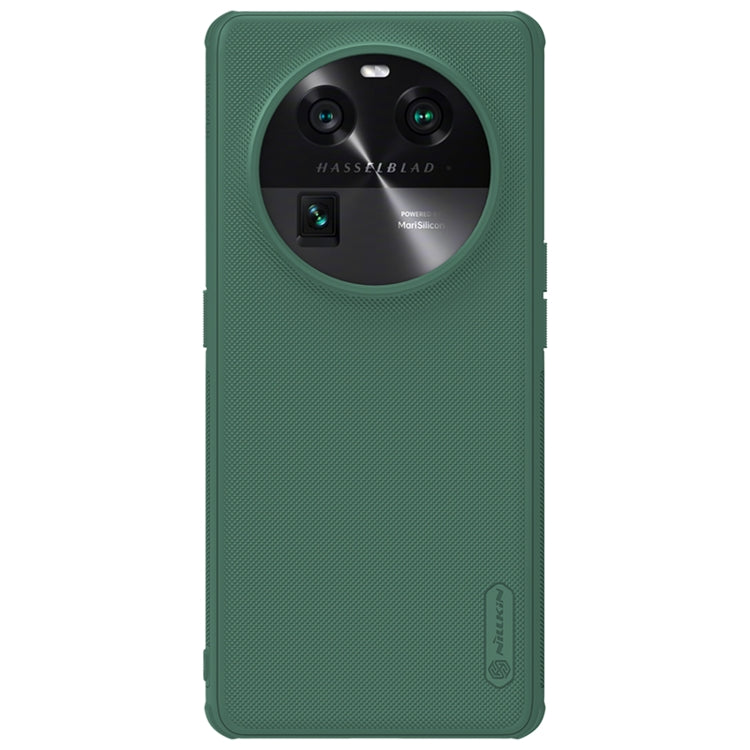 For OPPO Find X6 NILLKIN Frosted Shield Pro PC + TPU Phone Case(Green)