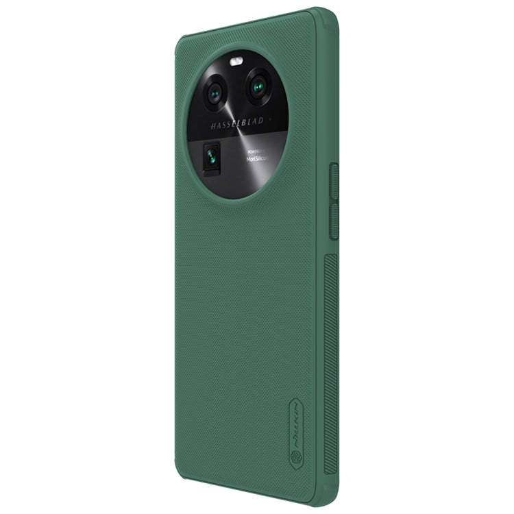 For OPPO Find X6 NILLKIN Frosted Shield Pro PC + TPU Phone Case(Green)