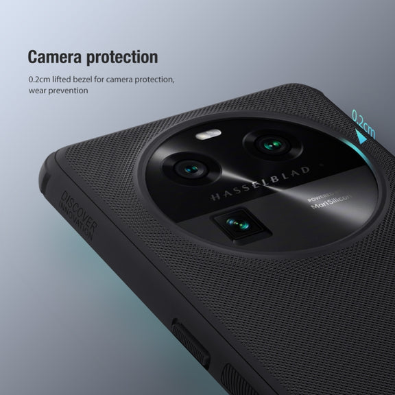 For OPPO Find X6 NILLKIN Frosted Shield Pro PC + TPU Phone Case(Green)