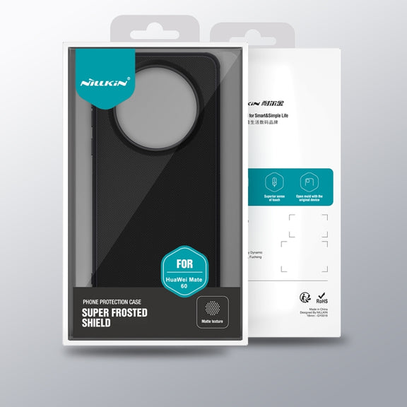 For Huawei Mate 60 NILLKIN Frosted Shield Pro PC + TPU Phone Case(Blue)