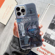 For iPhone 13 Dual-side IMD Astronaut Frosted Phone Case(Blue Grey) - free shipping - PMC TechLife - Order now!