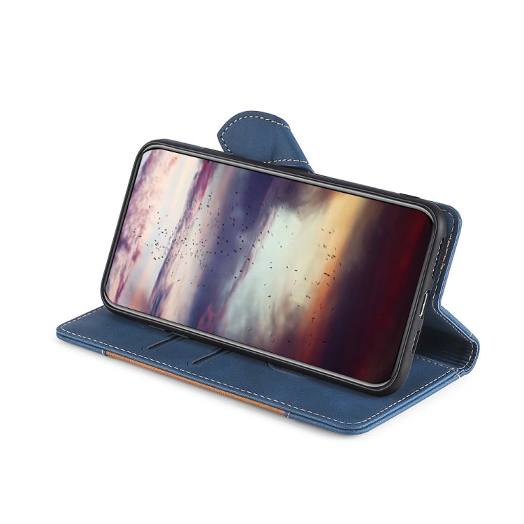 For Xiaomi Redmi Note 12S 4G Skin Feel Magnetic Buckle Leather Phone Case(Blue)