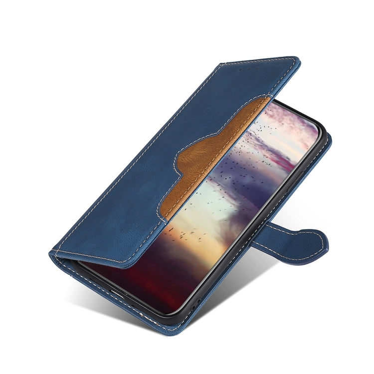 For Xiaomi Redmi Note 12S 4G Skin Feel Magnetic Buckle Leather Phone Case(Blue)