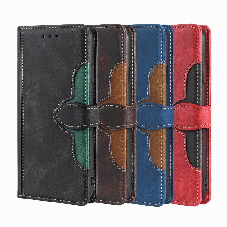 For Xiaomi Redmi Note 12S 4G Skin Feel Magnetic Buckle Leather Phone Case(Blue)