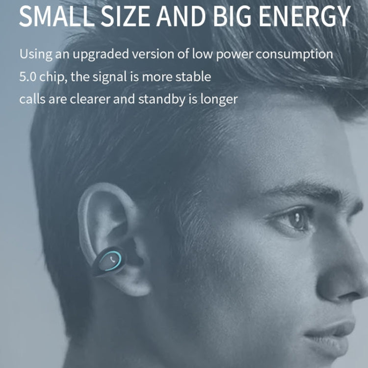 YX08 Ultra-light Ear-hook Stereo Wireless V5.0 Bluetooth Earphones(Grey)