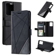 For Redmi Note 12 5G Skin Feel Splicing Horizontal Flip Leather Phone Case(Black) - free shipping - PMC TechLife - Order now!