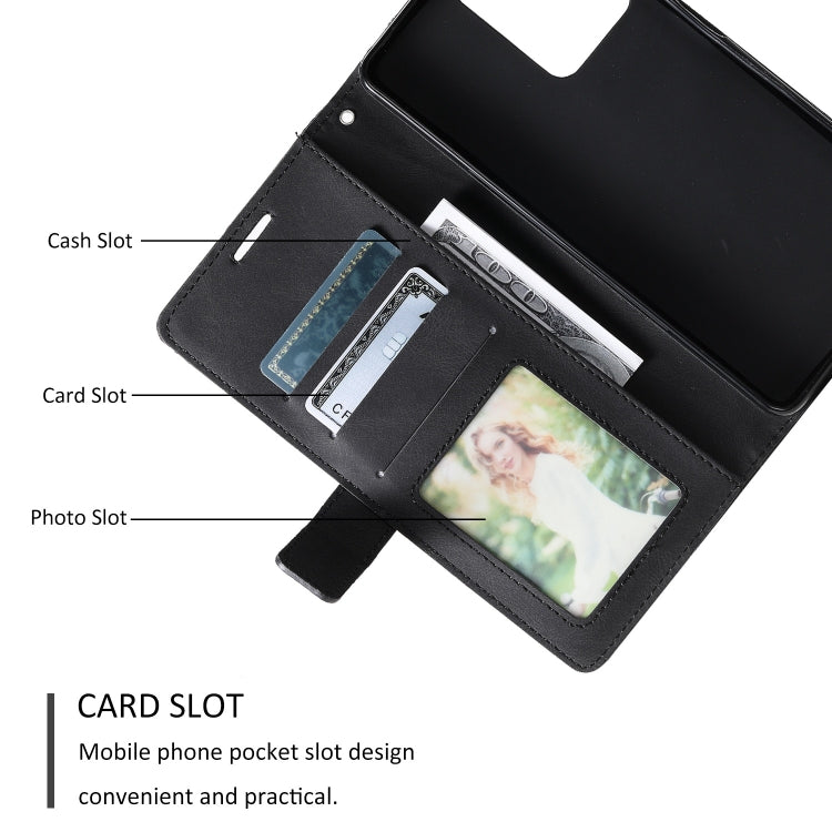 For Redmi Note 12 5G Skin Feel Splicing Horizontal Flip Leather Phone Case(Black)