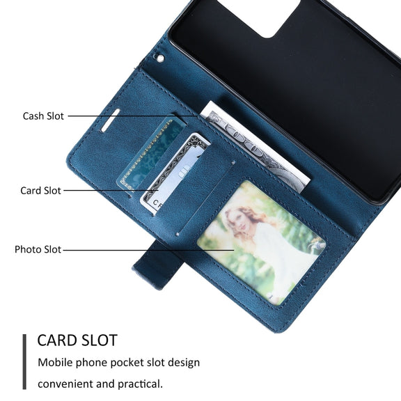 For Redmi Note 12 Pro+ Skin Feel Splicing Horizontal Flip Leather Phone Case(Blue)