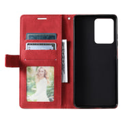 For Redmi Note 12 Pro Speed Skin Feel Splicing Horizontal Flip Leather Phone Case(Red)