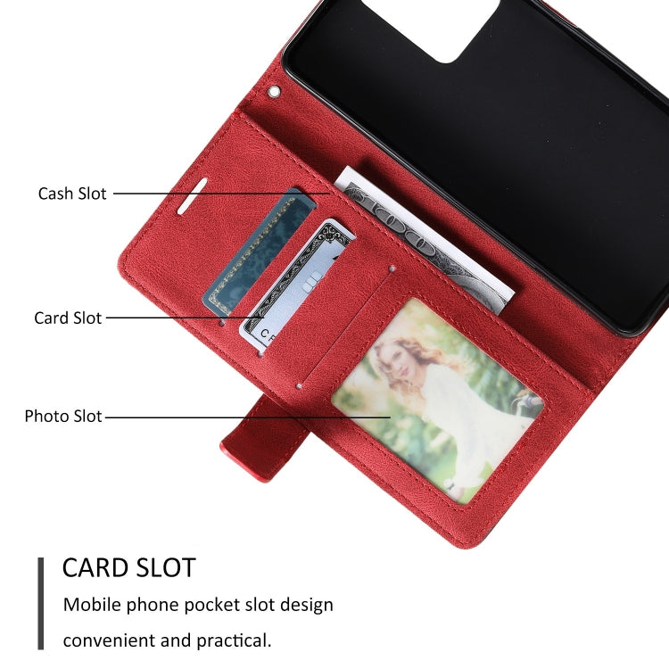 For Redmi Note 12 Pro Speed Skin Feel Splicing Horizontal Flip Leather Phone Case(Red)