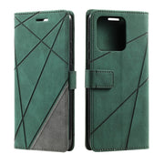 For Xiaomi 13 Pro Skin Feel Splicing Horizontal Flip Leather Phone Case(Green)