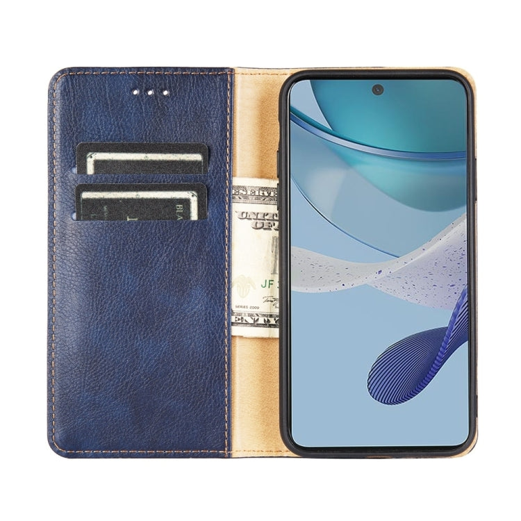 For Nokia C12 Gloss Oil Solid Color Magnetic Leather Phone Case(Brown)