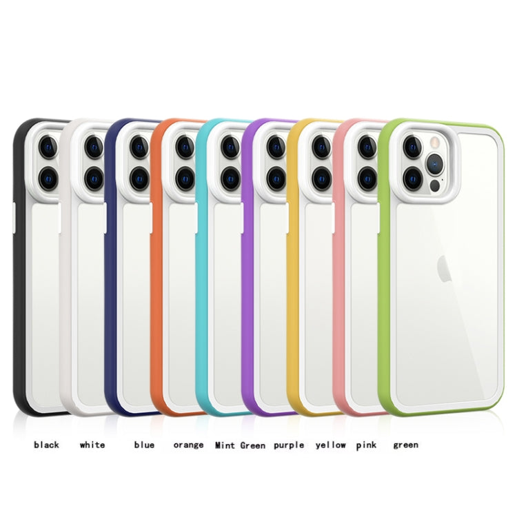 For iPhone 13 Pro Max Color Frame 2 in 1 Hollow Cooling Phone Case(Black)