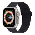 For Apple Watch 7 41mm Loop Magnetic Silicone Watch Band(Black) - Watch Bands by PMC TechLife | Online Shopping South Africa | PMC TechLife