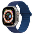 For Apple Watch 38mm Loop Magnetic Silicone Watch Band(Navy Blue) - Watch Bands by PMC TechLife | Online Shopping South Africa | PMC TechLife