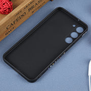 For Samsung Galaxy A81 Astronaut Pattern Silicone Straight Edge Phone Case(Lovely Astronaut-Black)