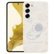 For Samsung Galaxy A71 Astronaut Pattern Silicone Straight Edge Phone Case(Flying Astronaut-White) - free shipping - PMC TechLife - Order now!