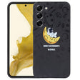 For Samsung Galaxy A22 5G Astronaut Pattern Silicone Straight Edge Phone Case(Lovely Astronaut-Black) - free shipping - PMC TechLife - Order now!