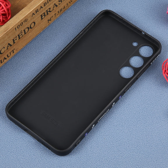 For Samsung Galaxy A03s EU Astronaut Pattern Silicone Straight Edge Phone Case(Mars Astronaut-Black)