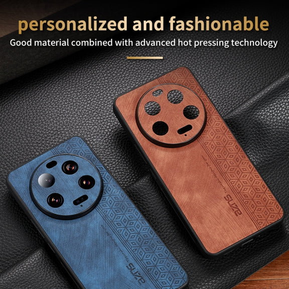 For Xiaomi 13 Ultra AZNS 3D Embossed Skin Feel Phone Case(Dark Green)