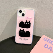 For iPhone 11 IMD Cute Animal Pattern Phone Case(Cat)