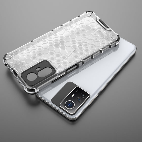 For Xiaomi Note 12S 4G Global Shockproof Honeycomb PC + TPU Phone Case(Green)