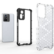 For Xiaomi Note 12S 4G Global Shockproof Honeycomb PC + TPU Phone Case(Green)