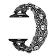 Diamonds Twist Metal Watch Band For Apple Watch 6 44mm(Black) - Watch Bands by PMC TechLife | Online Shopping South Africa | PMC TechLife