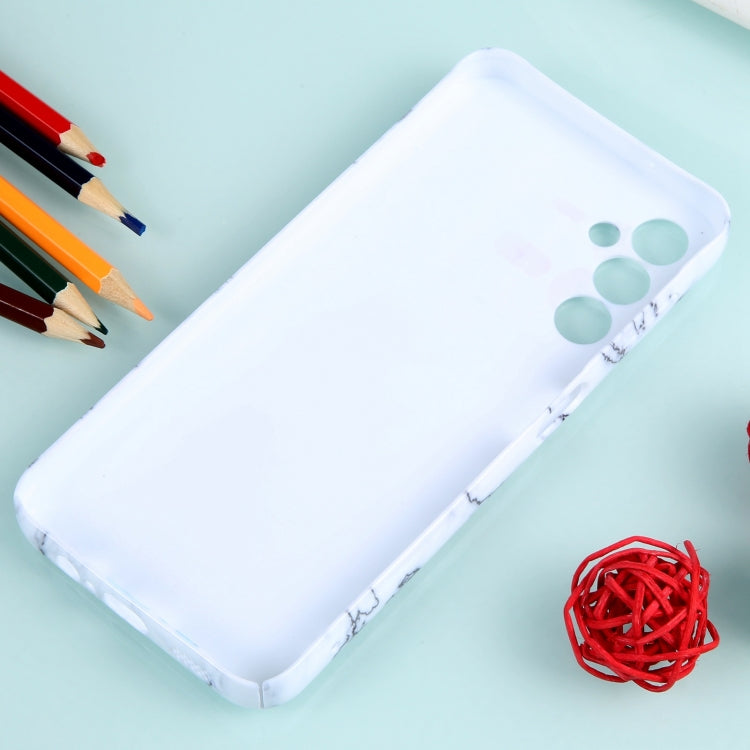 For Samsung Galaxy S23+ 5G Marble Pattern Phone Case(Green White)