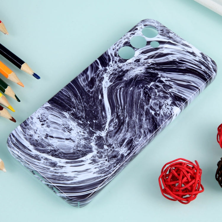 For Samsung Galaxy A34 Marble Pattern Phone Case(Black White)