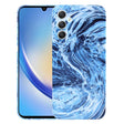 For Samsung Galaxy A34 Marble Pattern Phone Case(Navy Blue White) - free shipping - PMC TechLife - Order now!