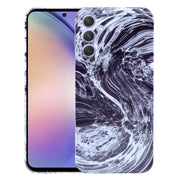 For Samsung Galaxy A54 Marble Pattern Phone Case(Black White)