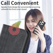 For iPhone 15 Pro Plaid Embossed Leather Phone Case(Black)