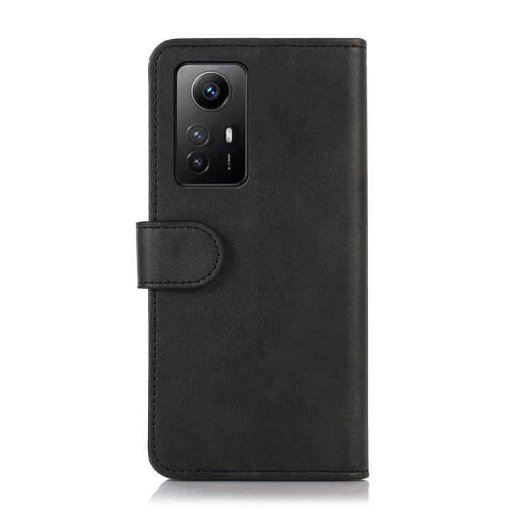 For Xiaomi Redmi Note 12S 4G Cow Texture Leather Phone Case(Black)