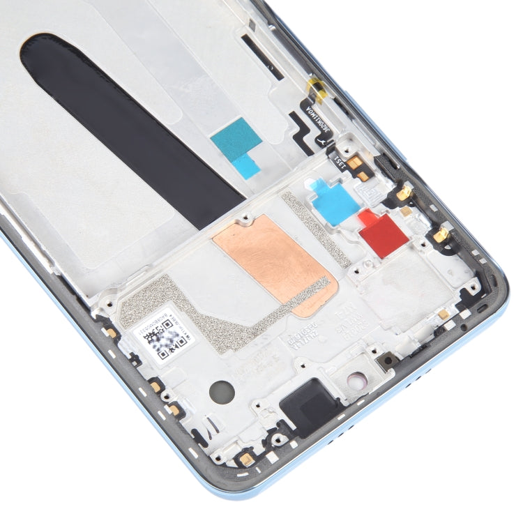 OLED LCD Screen For Xiaomi 11X Digitizer Full Assembly with Frame(Blue)