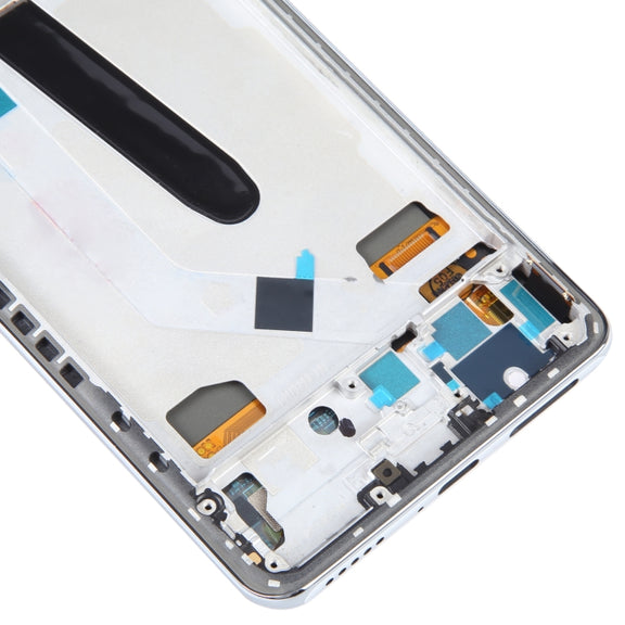 OLED LCD Screen For Xiaomi 11X Digitizer Full Assembly with Frame(Silver)