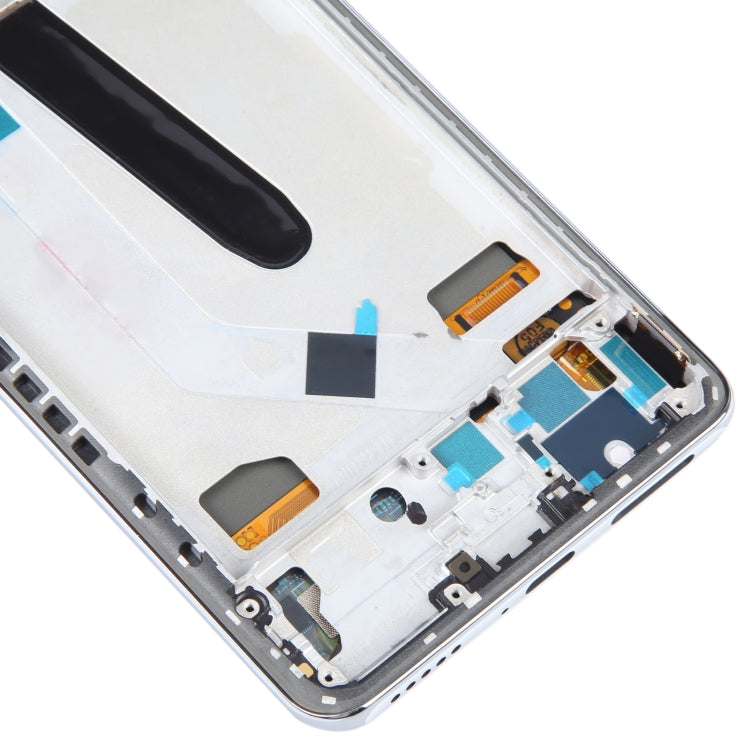 OLED LCD Screen For Xiaomi 11X Digitizer Full Assembly with Frame(Silver)